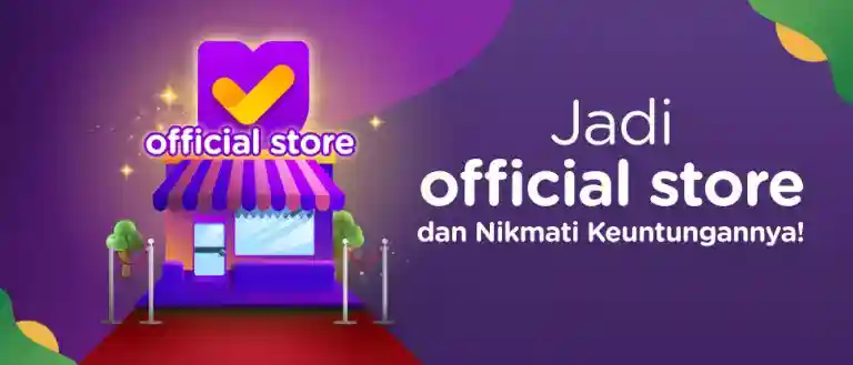 biaya official store di tokopedia