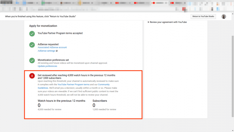 cara daftar adsense youtube