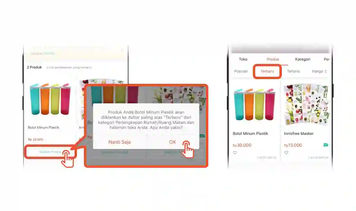 cara agar pecah telor di shopee
