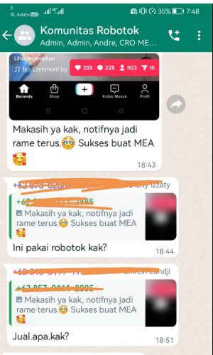 robot tiktok