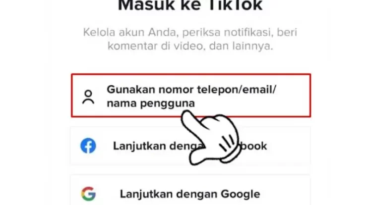Cara Membuka Akun TikTok yang Lupa Kata Sandi