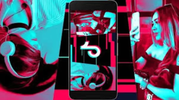 cara live tiktok pakai background