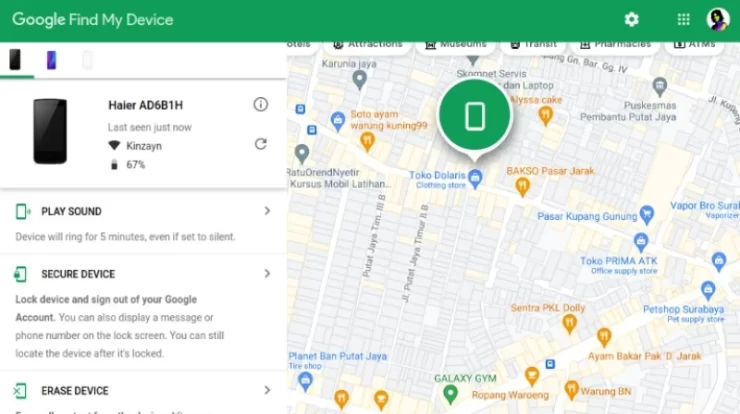 Cara Lacak No HP Lewat Akun Gmail