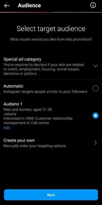 cara pasang iklan di Instagram Story