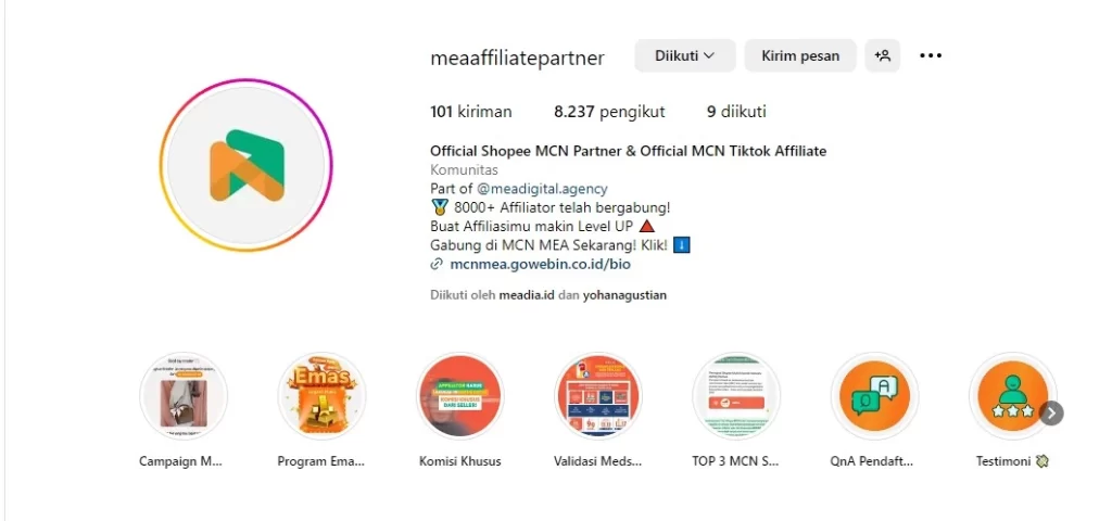 manfaat gabung mcn shopee mea