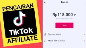 cara mencairkan komisi tiktok affiliate